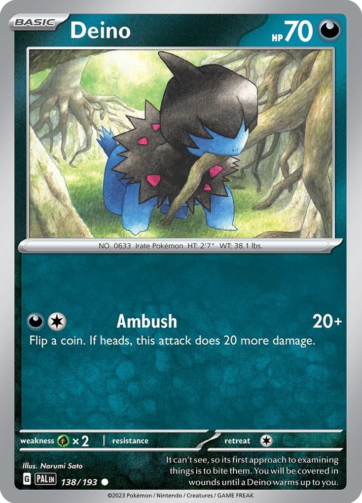 Deino - Paldea Evolved (PAL) - 138/193
