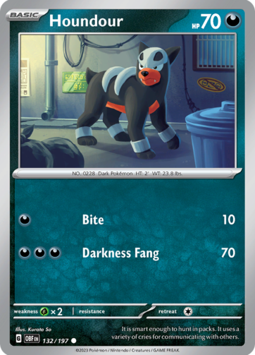 Houndour - Obsidian Flames (OBF) - 132/197