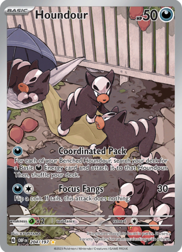 Houndour - Obsidian Flames (OBF) - 204/197
