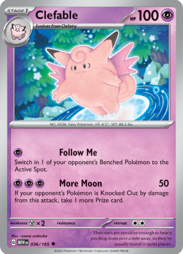 Clefable - 151 (MEW) - 036/165