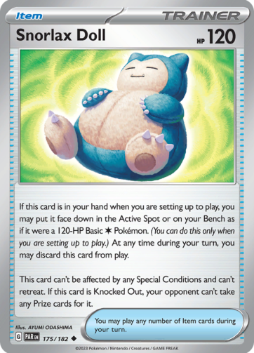 Snorlax Doll - Paradox Rift (PAR) - 175/182