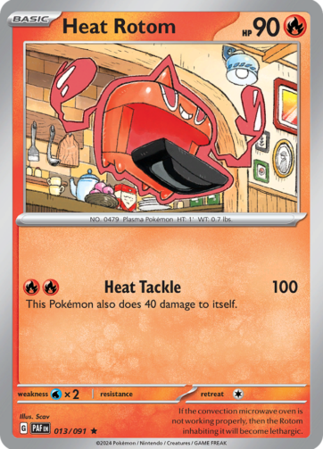 Heat Rotom - Paldean Fates (PAF) - 013/91