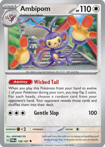 Ambipom - Twilight Masquerade (TWM) - 138/167
