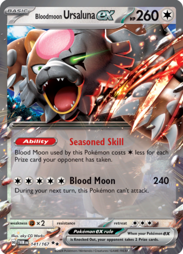 Bloodmoon Ursaluna ex - Twilight Masquerade (TWM) - 141/167