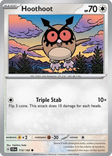Hoothoot - Stellar Crown (SCR) - 114/142