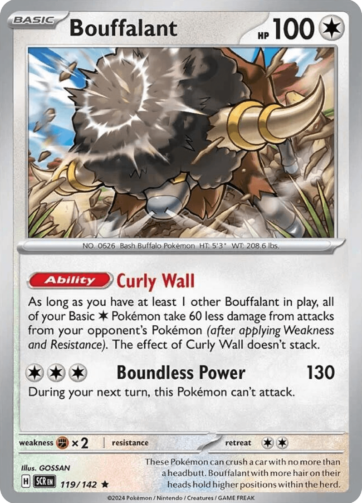 Bouffalant - Stellar Crown (SCR) - 119/142