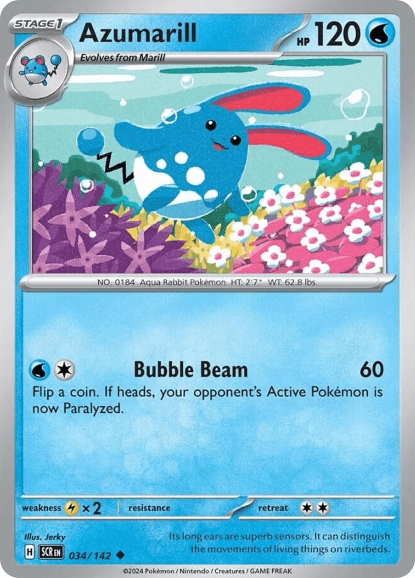 Azumarill - Stellar Crown (SCR) - 034/142