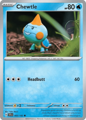 Chewtle - Stellar Crown (SCR) - 043/142
