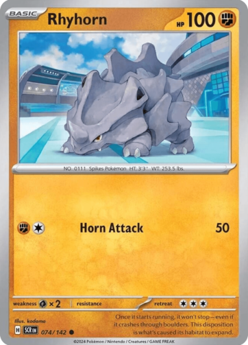 Rhyhorn - Stellar Crown (SCR) - 074/142