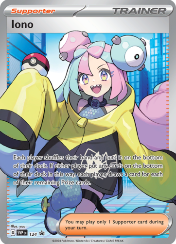 Iono - Scarlet & Violet Black Star Promos (PR-SV) - 124