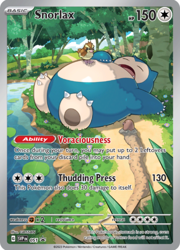 Snorlax - Scarlet & Violet Black Star Promos (PR-SV) - 051