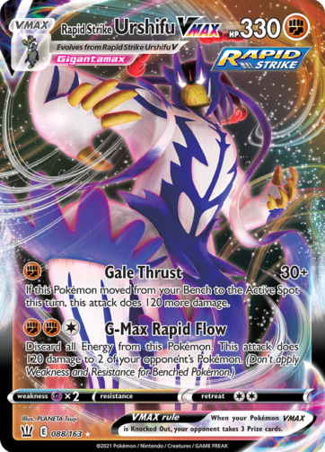 Rapid Strike Urshifu VMAX - Battle Styles (BST) - 088/163