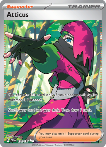 Atticus - Prismatic Evolutions (PRE) - 133/131