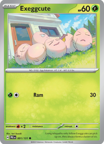 Exeggcute - Prismatic Evolutions (PRE) - 001/131
