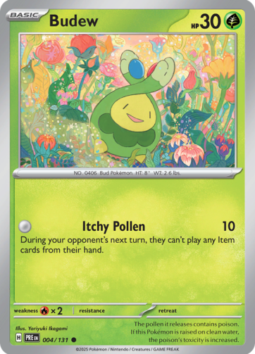 Budew - Prismatic Evolutions (PRE) - 004/131