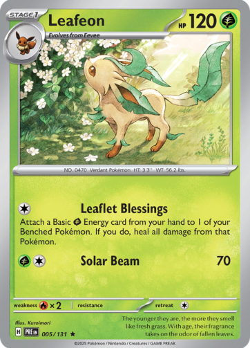Leafeon - Prismatic Evolutions (PRE) - 005/131