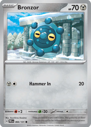 Bronzor - Prismatic Evolutions (PRE) - 066/131