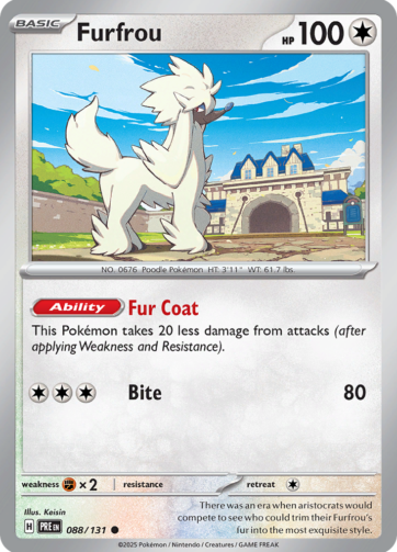 Furfrou - Prismatic Evolutions (PRE) - 088/131