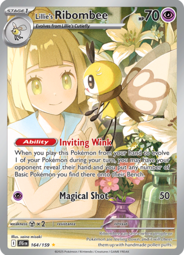 Lillie's Ribombee - Journey Together (JTG) - 164/159