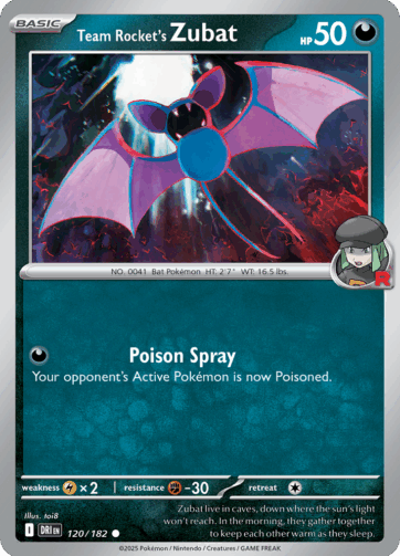 Team Rocket's Zubat - Destined Rivals (DRI) - 120/182