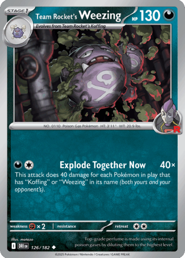 Team Rocket's Weezing - Destined Rivals (DRI) - 126/182