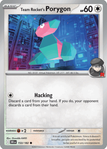 Team Rocket's Porygon - Destined Rivals (DRI) - 153/182
