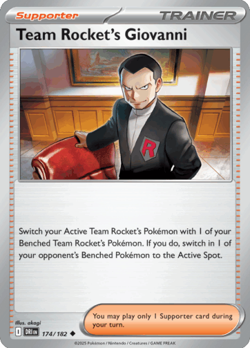 Team Rocket's Giovanni - Destined Rivals (DRI) - 174/182