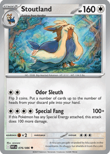 Stoutland - White Flare (WHT) - 076/86