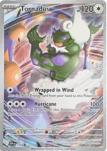 Tornadus – Scarlet & Violet Black Star Promos (PR-SV) – 210