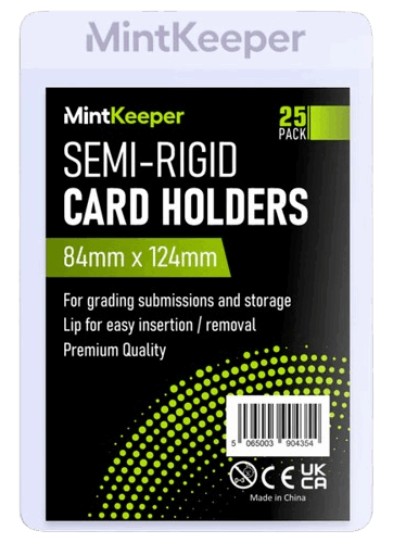 MintKeeper Semi Rigid Card Holders - 25 Pack