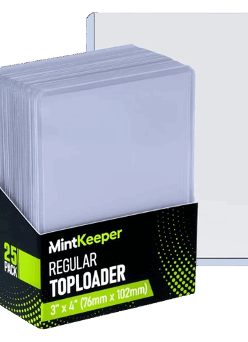 MintKeeper 3"x4" Regular Toploaders - 25 Pack