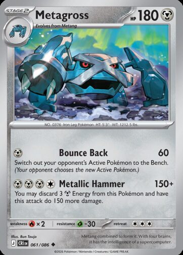 Metagross - Chaos Rising (CRI) - 061/86