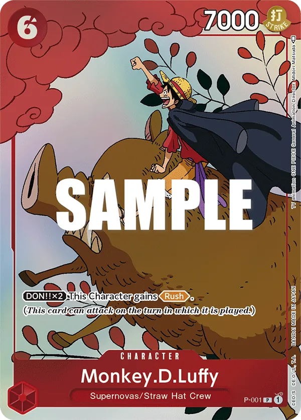 Monkey.D.Luffy - P-001 (Alternate Art) (Gift Collection 2023)