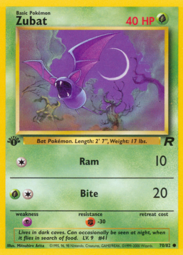 Zubat - Team Rocket (TR) - 070/82 (UNLIMITED)
