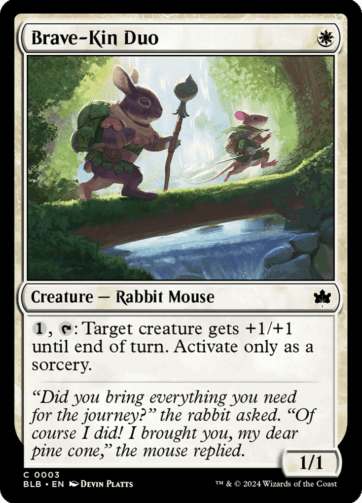 Brave-Kin Duo — Bloomburrow (BLB) 3
