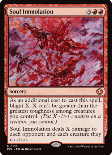 Soul Immolation — Lorwyn Eclipsed (ECL) 156