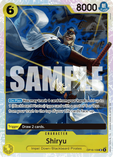 Shiryu — The Time Of Battle (OP16-108)