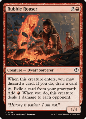 Rubble Rouser — Secrets of Strixhaven (SOS) 128