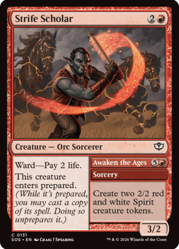 Strife Scholar // Awaken the Ages — Secrets of Strixhaven (SOS) 131