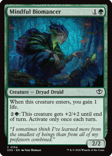 Mindful Biomancer — Secrets of Strixhaven (SOS) 154