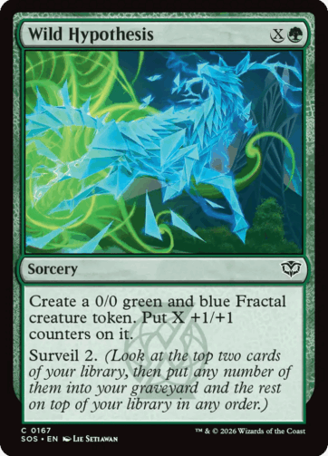 Wild Hypothesis — Secrets of Strixhaven (SOS) 167