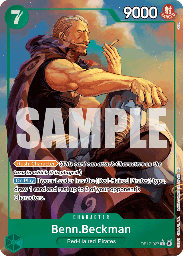 Benn.Beckman — The World's Strongest Warriors (OP17-027) [Alt Art]