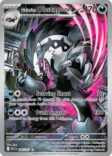 Galarian Obstagoon — Ascended Heroes (ASC) 245/217