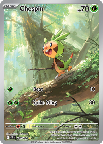 Chespin — Chaos Rising (CRI) 087/086
