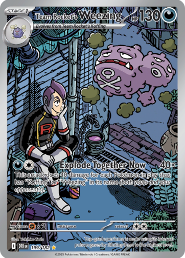 Team Rocket's Weezing — Destined Rivals (DRI) 199/182