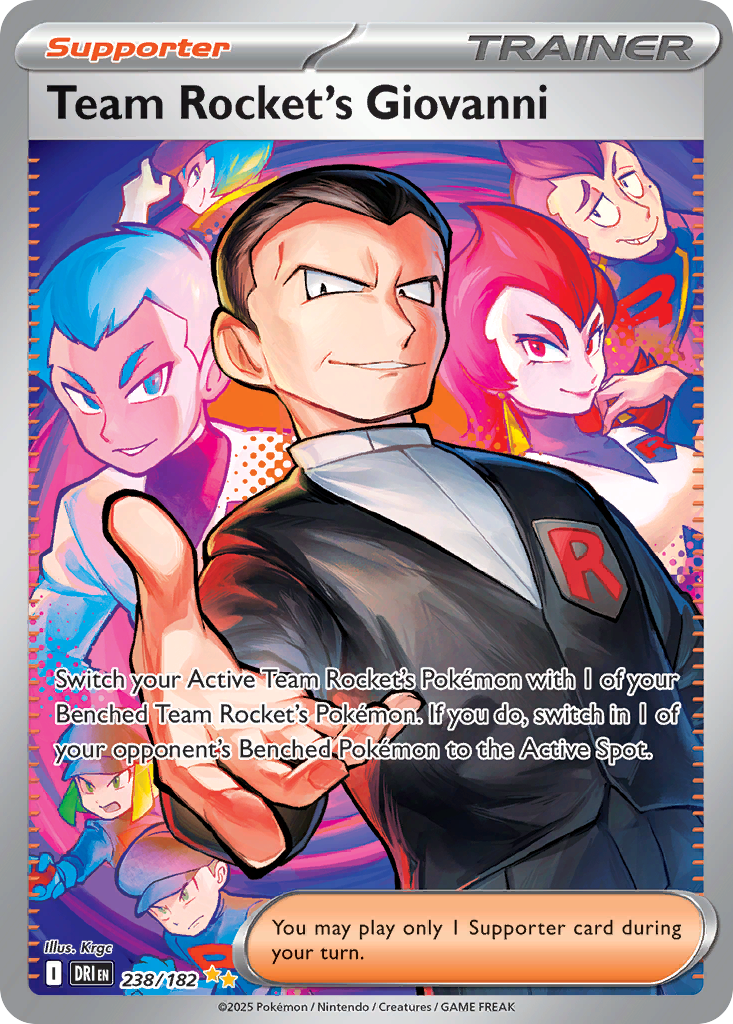 Team Rocket's Giovanni — Destined Rivals (DRI) 238/182