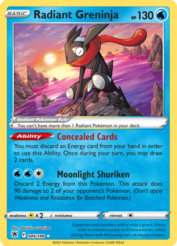 Radiant Greninja — Astral Radiance (ASR) 046/189